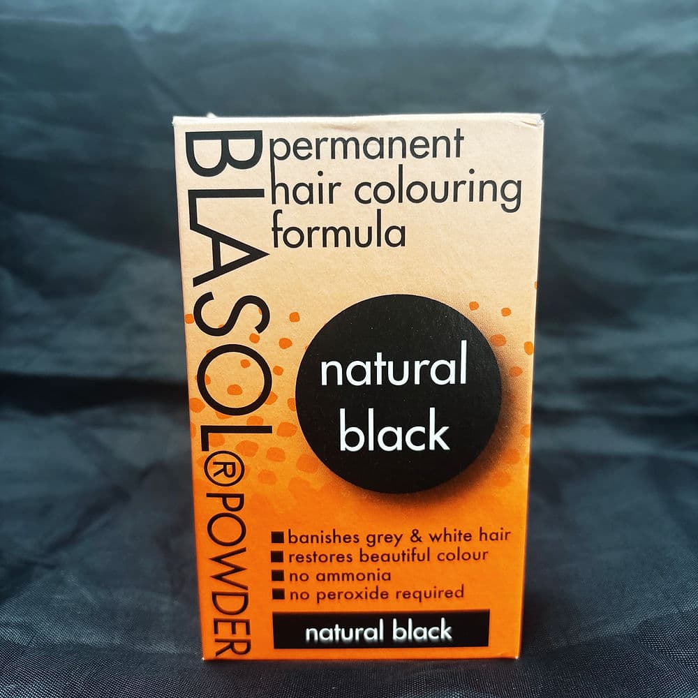 Blasol Powder Permanent Hair Colouring Natural Black