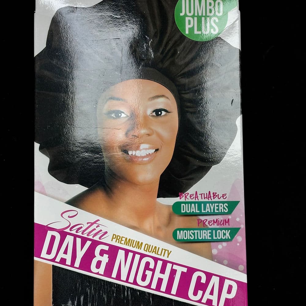 Magic Satin Day & Night Cap Jumbo Plus #2283BLA