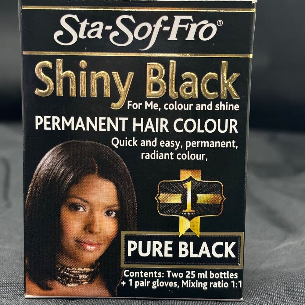 Sta-Sof-Fro Shiny Black Permanent Hair Colour Pure Black