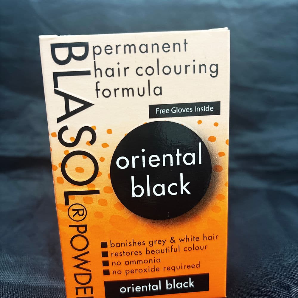 Blasol Powder Permanent Hair Colour Oriental Black